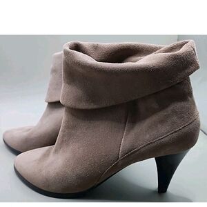 Taupe Ankle Booties  LANA Sonoma Taupe Ankle Boots